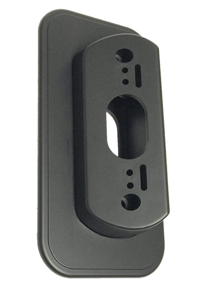 Ade Advanced Optics Wall Plate and 30 Degree Angled Mount Combo for Nest Hello - Black - Image 5